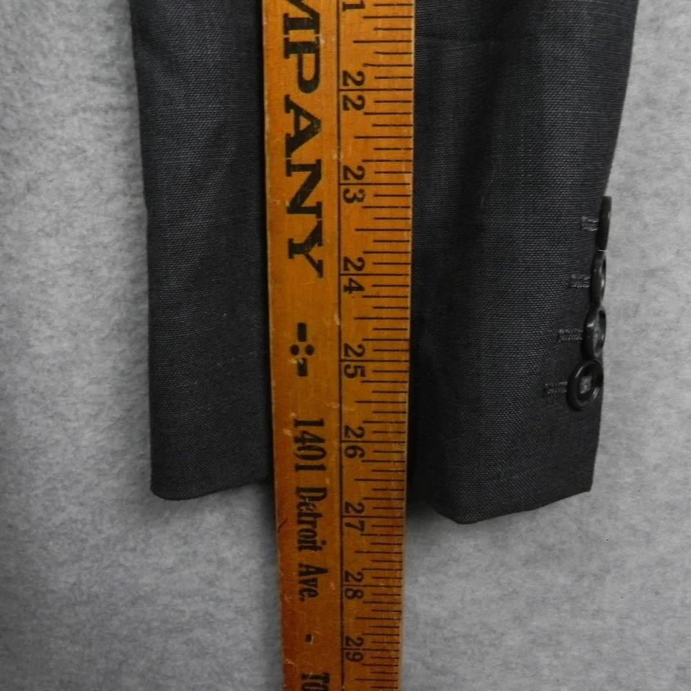 Apt. 9 Blazer Mens 44L Slim Fit Premier Flex Charcoal Gray Stretch Suit Jacket
